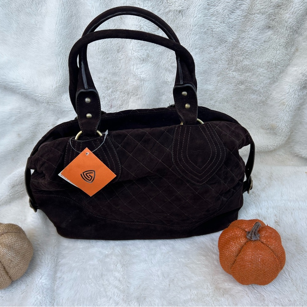 Brown Suede Bag